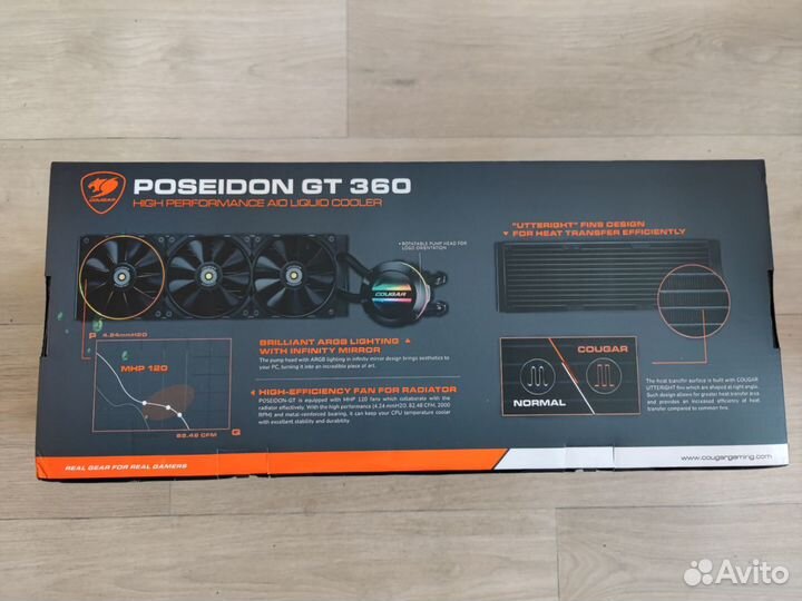 Водяное охлаждение для пк Cougar poseidon gt 360