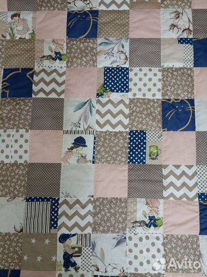 Детское лоскутное одеяло, ручной работы