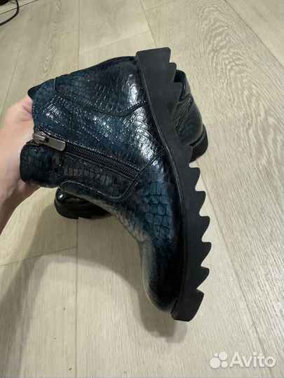 Ботинки дерби натуральные женские