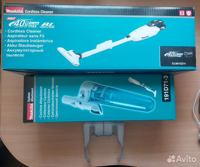 Пылесос Makita XGT 40V CL001GZ11