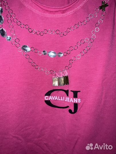 Футболка roberto cavalli женская