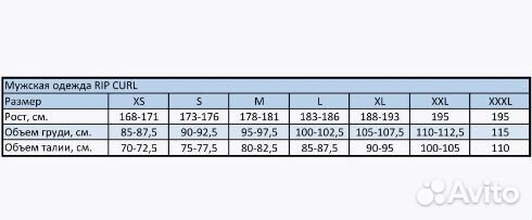 Горнолыжная мужская Курта RIP curl размер S новая