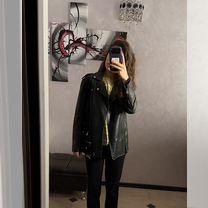 Кожаная куртка косуха (эко кожа)