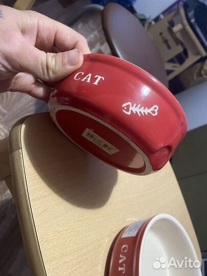 Миски для кошек керамические