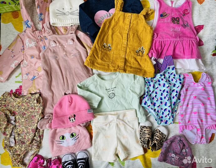 Одежда для девочки некст зара 68 новое бу