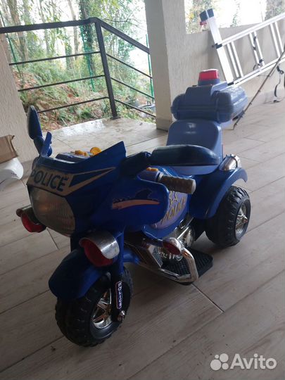 Детский мотоцикл на аккумуляторе бу