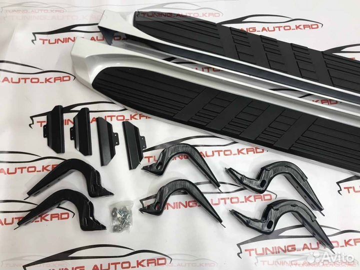 Подножки пороги Toyota Land Cruiser Prado 120 I721