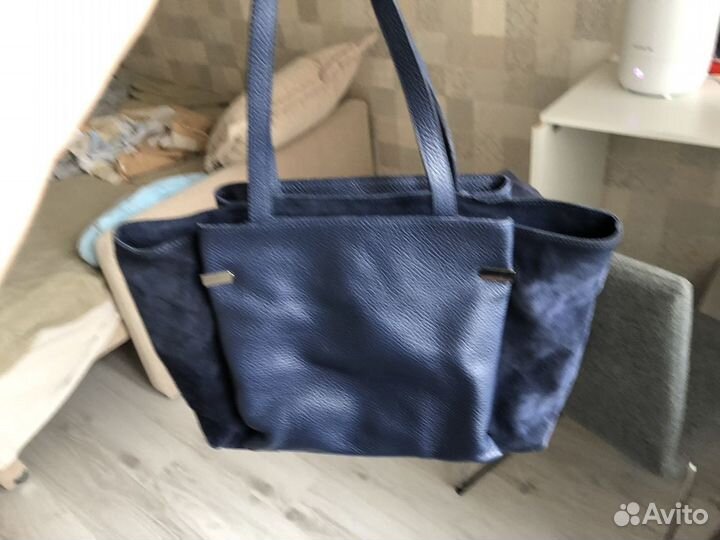 Сумка натуральная замша