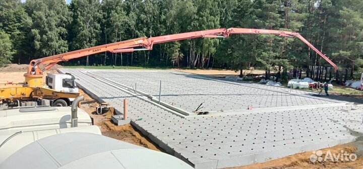 Бетон от производителя, раствор, насос 37м