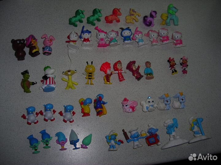 Киндер сюрпризы макдак машинки бегемоты