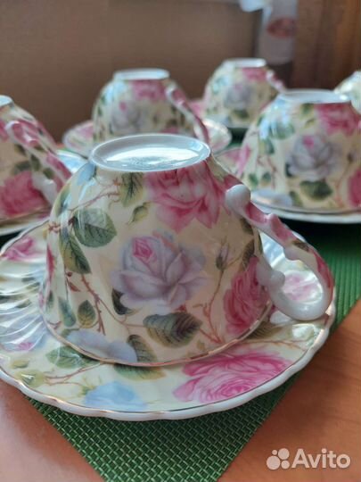 Чайный набор на 6 персон фабрики И.Е. Кузнецова
