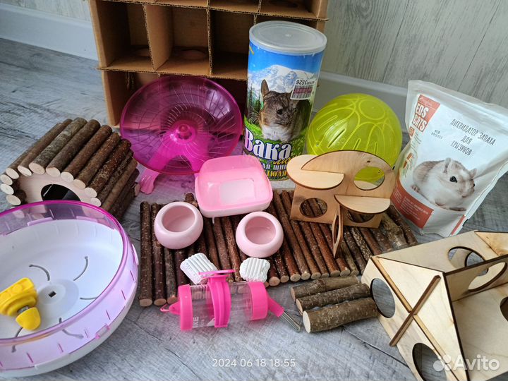 Колесо, тарелка, шар, дом для хомяка джунгарика