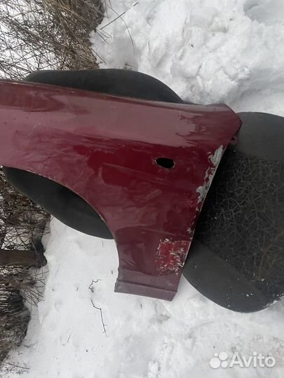 Крылья передние на шевроле ланос