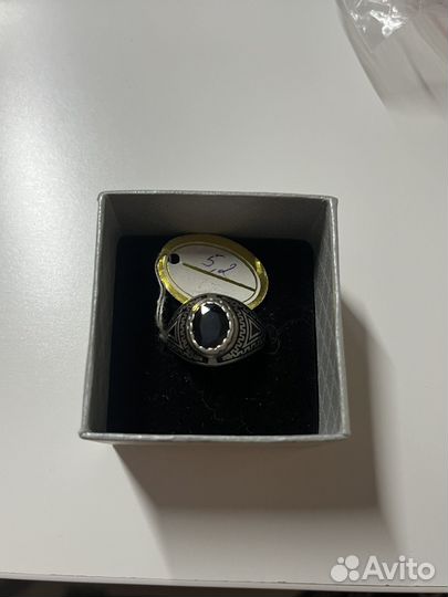 Серебряное кольцо мужское