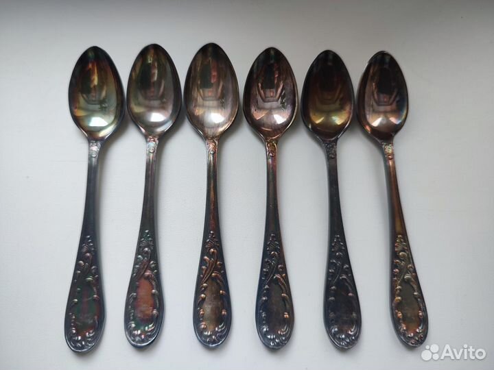 Кофейные ложки мельхиор