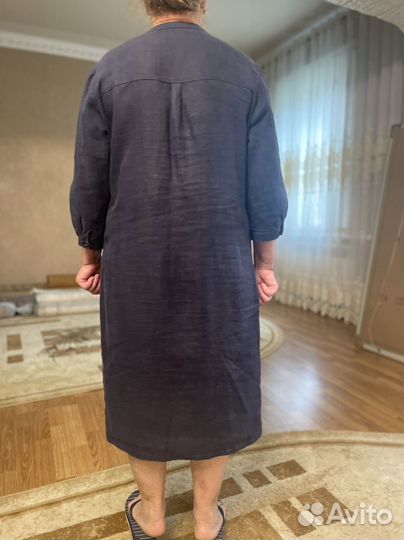 Платье из льна