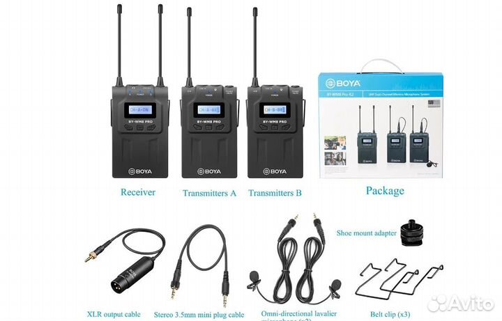 Радиосистема Boya BY-WM8 Pro-K2