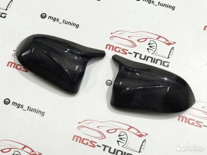 Крышки зеркал X6M F96 на X6 G06 карбон