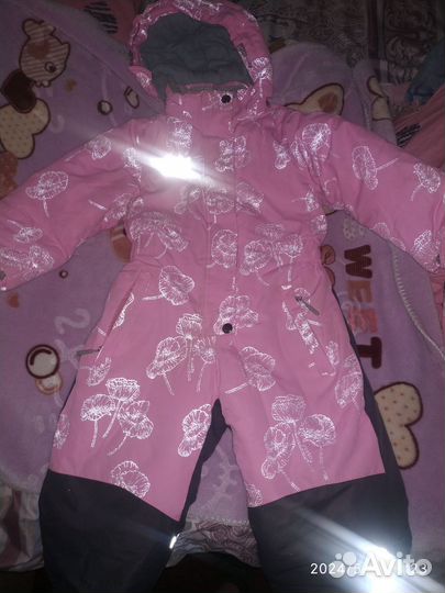 Зимний комбинезон для девочки 110