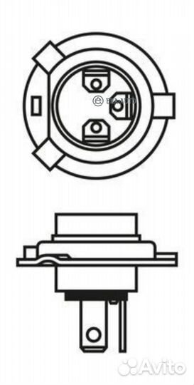 Bosch 1987301136 деталь Лампа Gigalight Plus 120%
