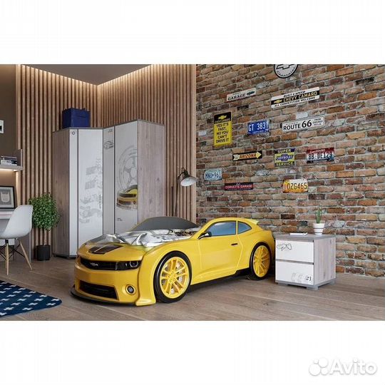 Детская кровать Машинка, разные модели