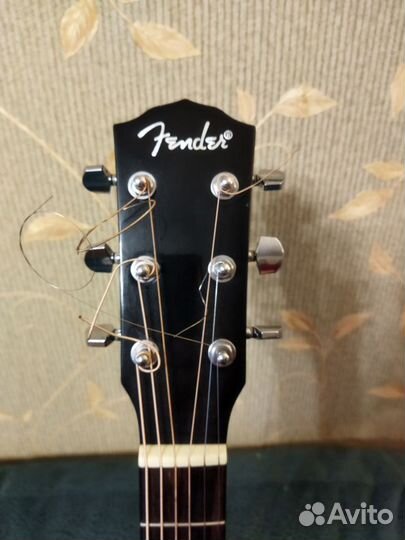 Акустическая гитара Fender CD-140SCE/BLK