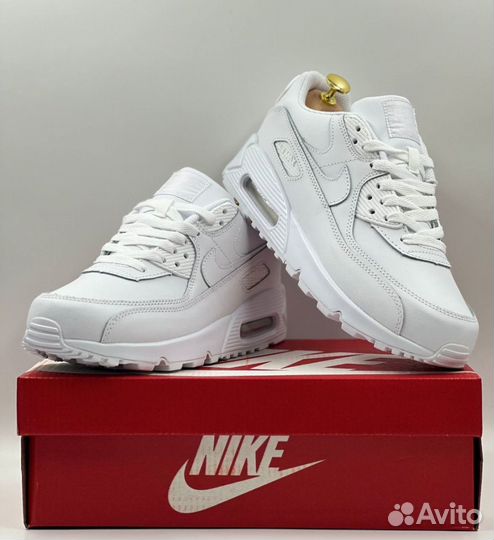 Элегантные Nike Air Max 90 Белые