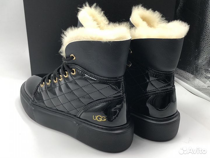 Ботинки Женские Ugg Shanti Black Lockable