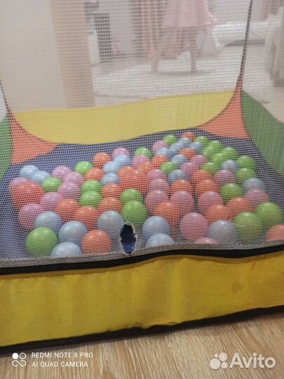 Детская игровая палатка с шариками