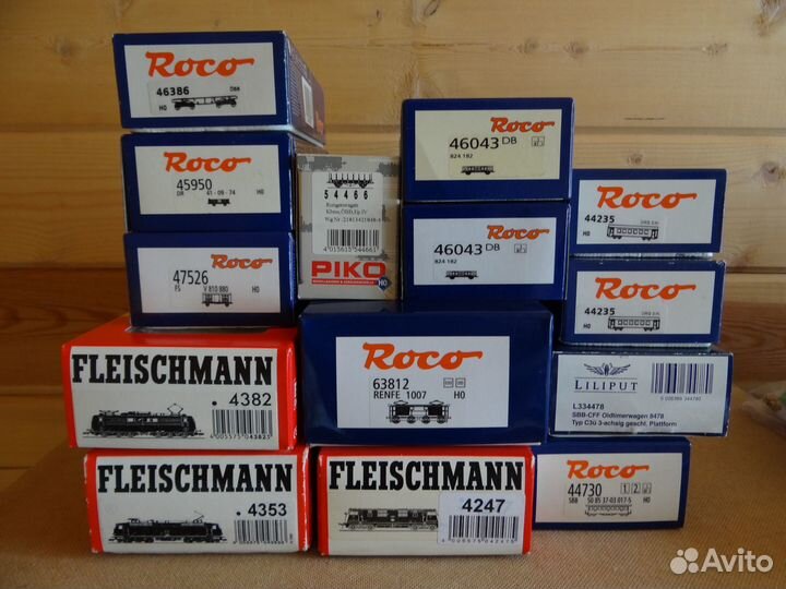 Вагоны, локомотивы Fleischmann,Roco,Piko HO
