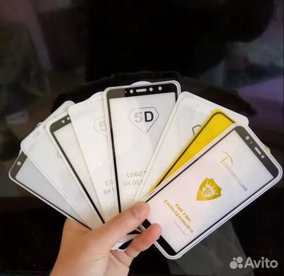 Защитное стекло 5D Huawei Honor множество моделей