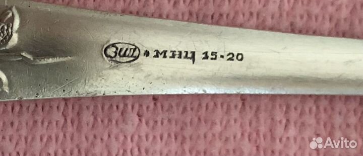 Ложки столовые мельхиор СССР. зиш