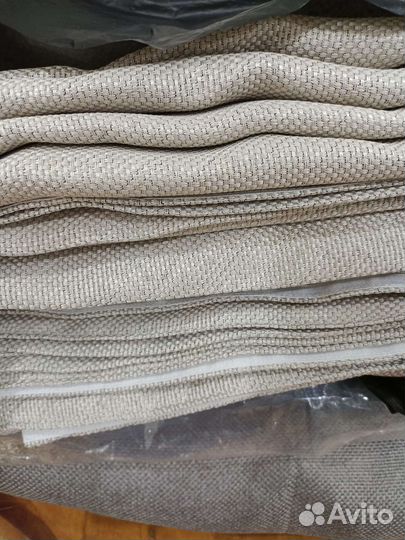 Шторы бежевые, новые