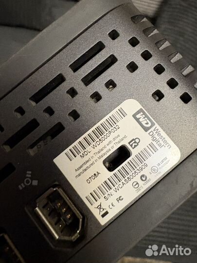 Переносной жёсткий диск Western Digital 500gb