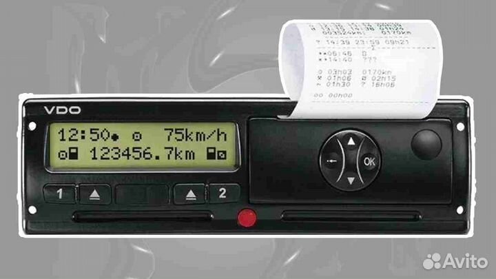 Тахограф вдо 3283 с скзи (нкм). С гарантией