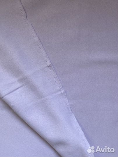 Ткань футер 3х нитка с начесом лаванда отрез 2 м