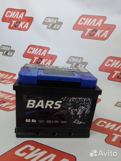 Аккумулятор автомобильный bars 60AH