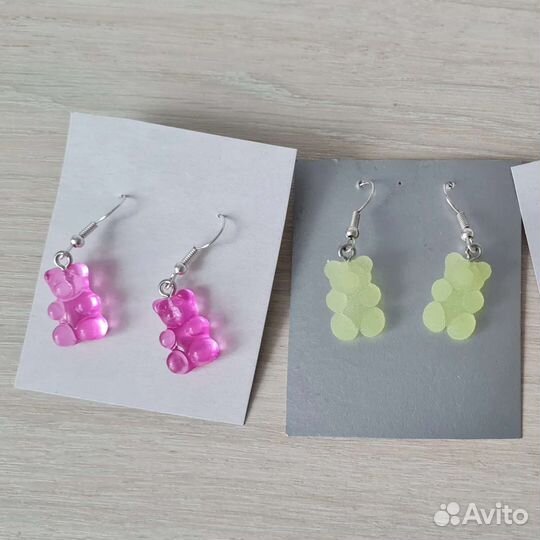 Серьги из бисера и бусин