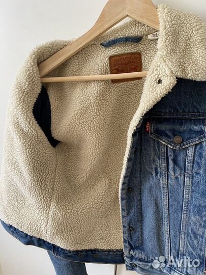Джинсовая куртка levis sherpa S