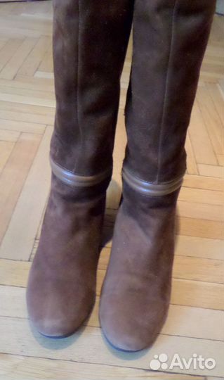 Сапоги женские замшевые (Alba).39 разм