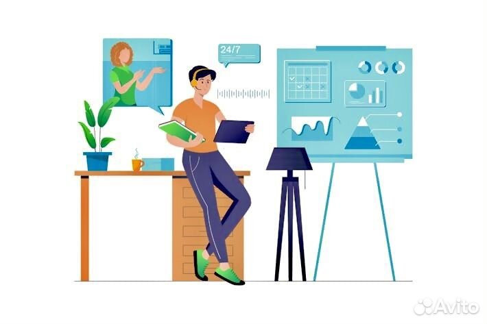 Сотрудник в офис / менеджер / администратор