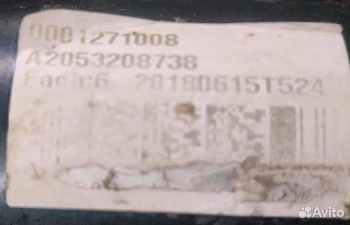 Амортизаторы mercedes C 205 coupe 4 matic