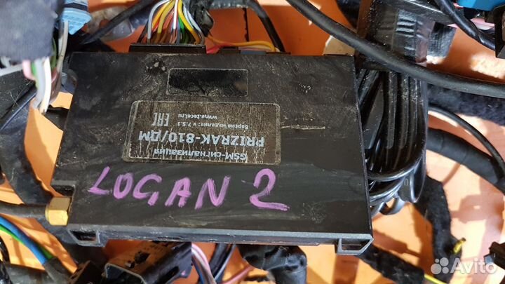 Проводка салона renault logan 2 K4M