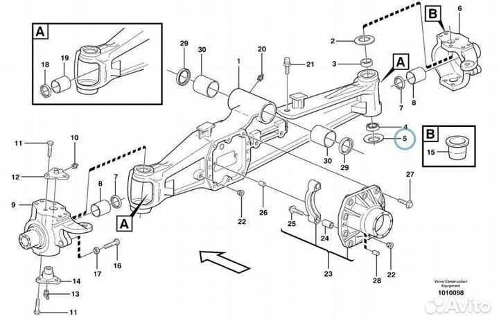 51335965 Шайба пружинная шкворня поворотного кулак