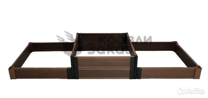 Грядка из дпк Пирамида прямая 1 000*300 мм