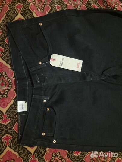 Джинсы LeviS черные размер 52 по поясу