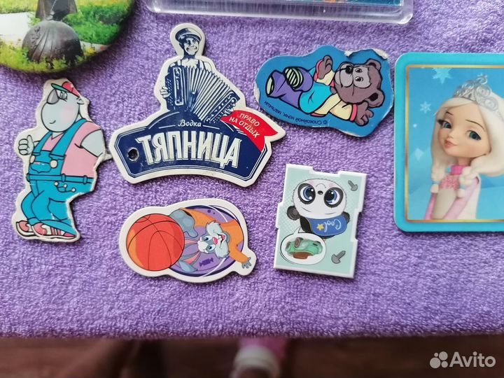Магниты на холодильник пакетом