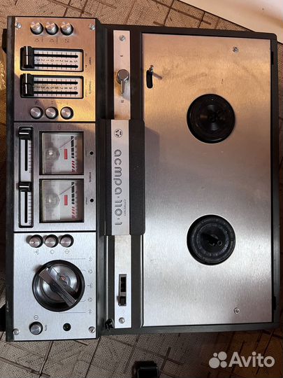 Катушечный магнитофон астра 110