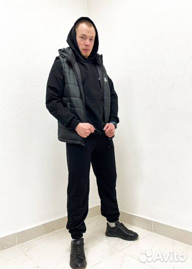 Костюм Тройка Adidas С Жилеткой