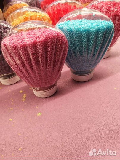 Мерцающая морская соль с шиммером для ванн